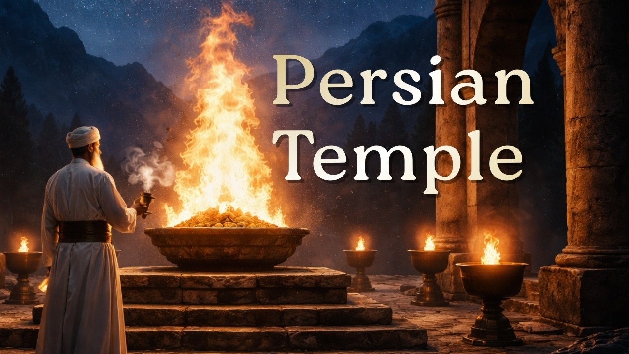 Persian Fire Temple | Calm Music for Studying & Deep Work