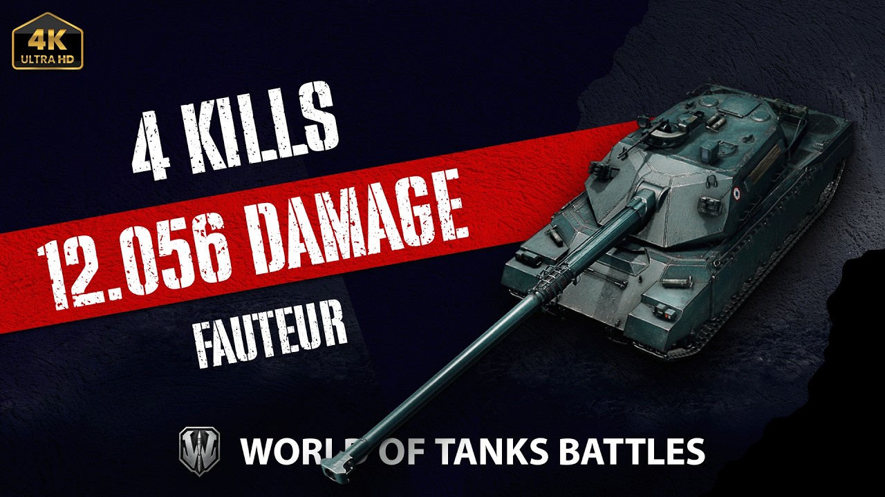World of Tanks | Fauteur - Massive Damage | 4K Quality