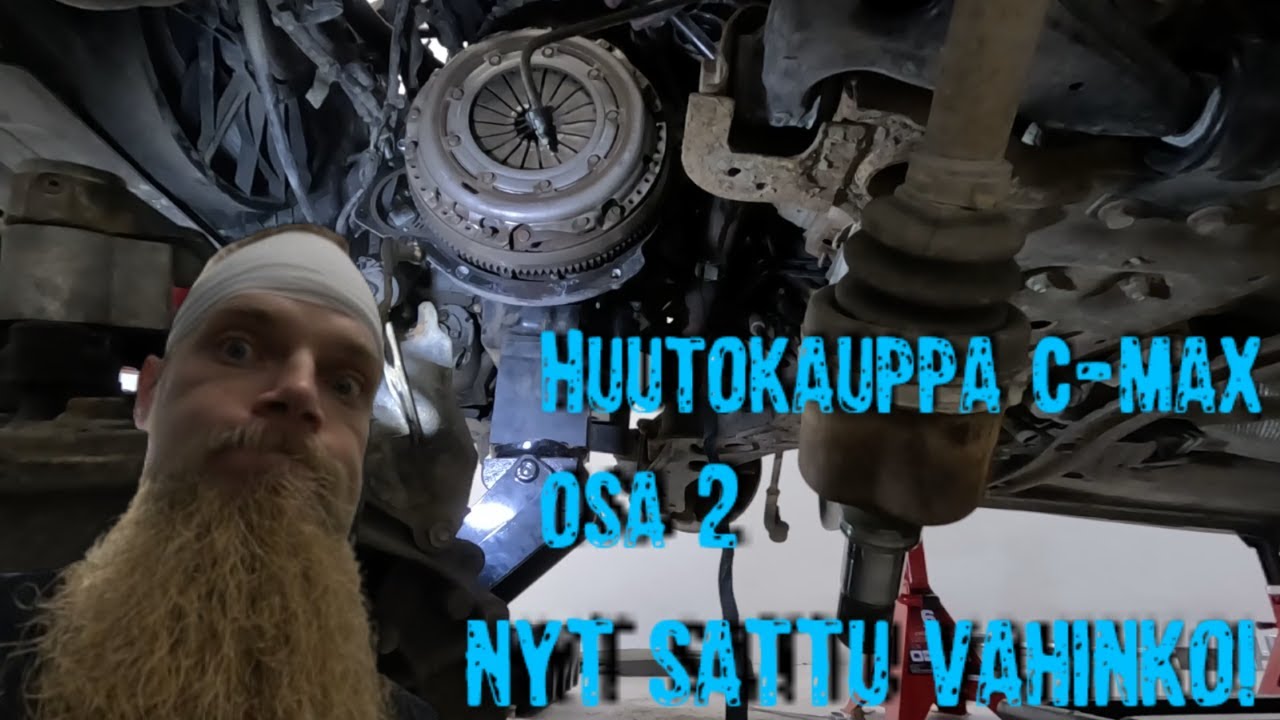Huutokauppa C-max osa2 Vauhtipyörän ja kytkimen vaihto.