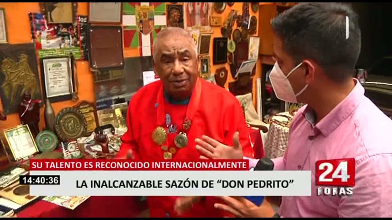 Don Pedrito: talento culinario de cocinero lo ha llevado a ser reconocido internacionalmente