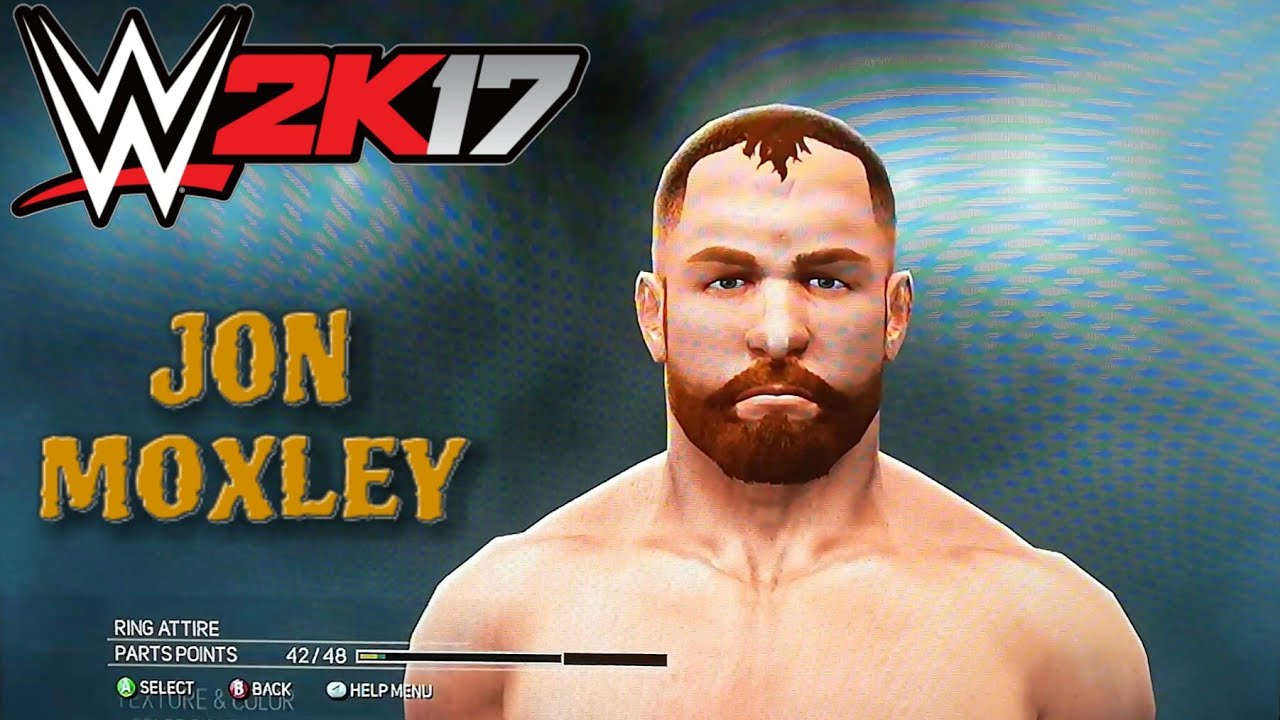 WWE 2k17 xbox 360/ps3 Jon Moxley caw