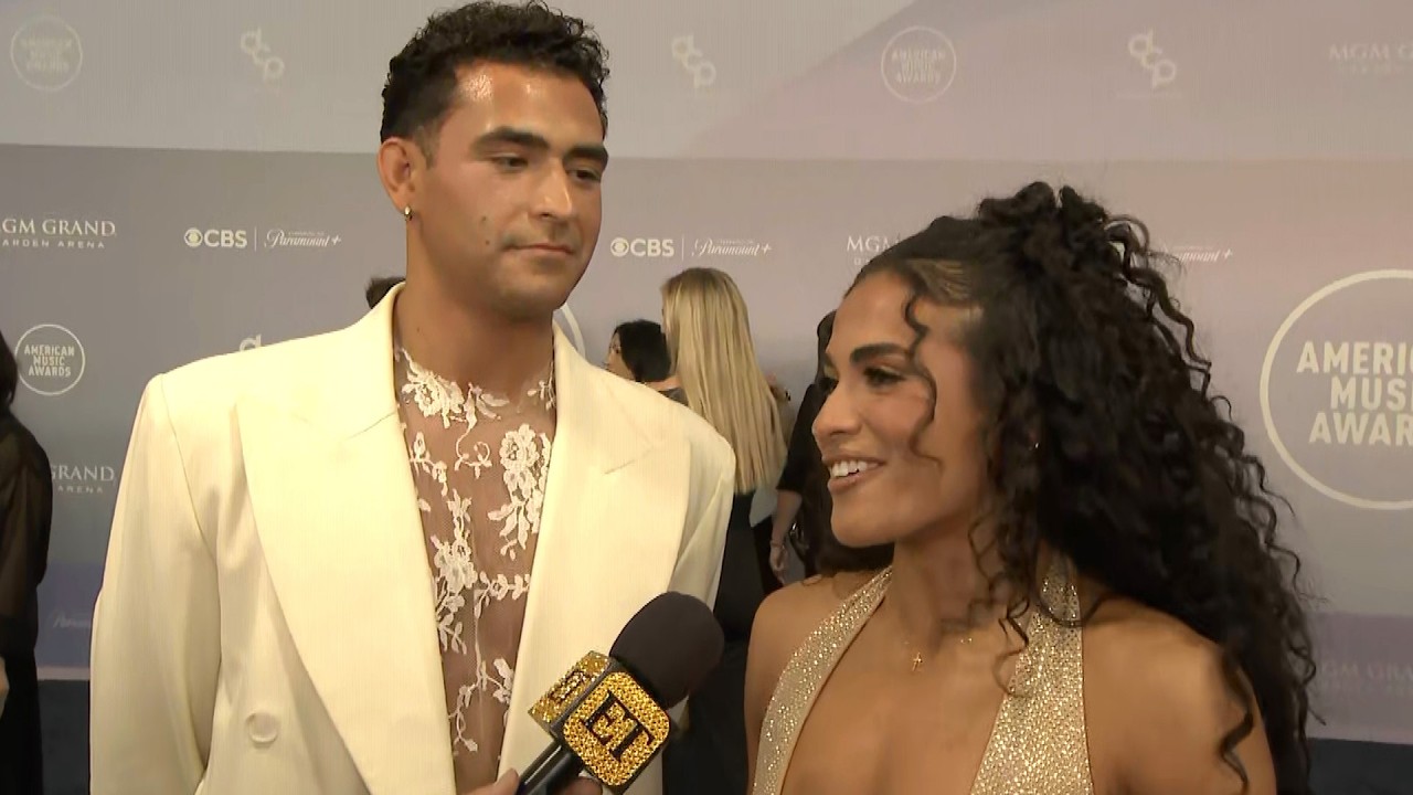 Ezra and Stephani Sosa REACT to Her Competiting on 'DWTS: The Next Pro' (Exclusive)