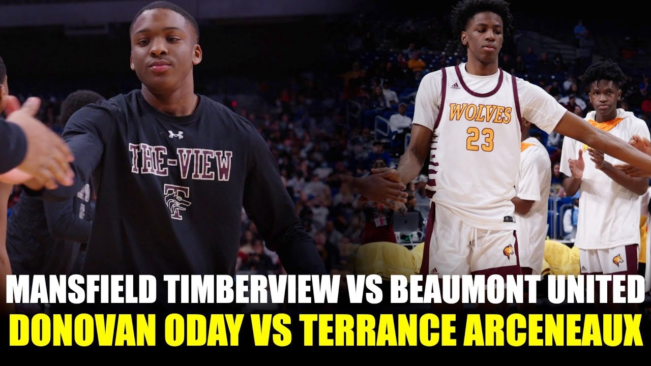 Timberview vs Beaumont United Wesley Yates Kayden Dotson Donovan Oday Terrance Arceneaux