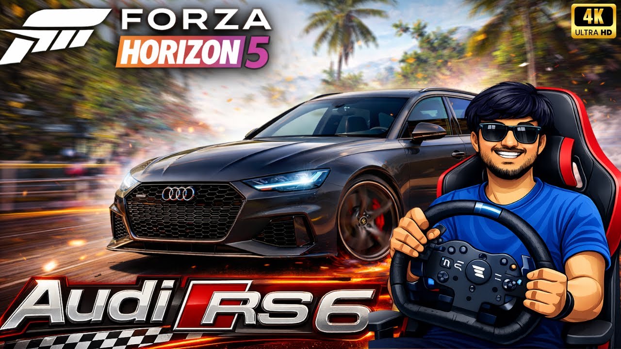 AUDI RS6 | Forza Horizon5 | Next Level Crazy Driving | 4k Uhd
