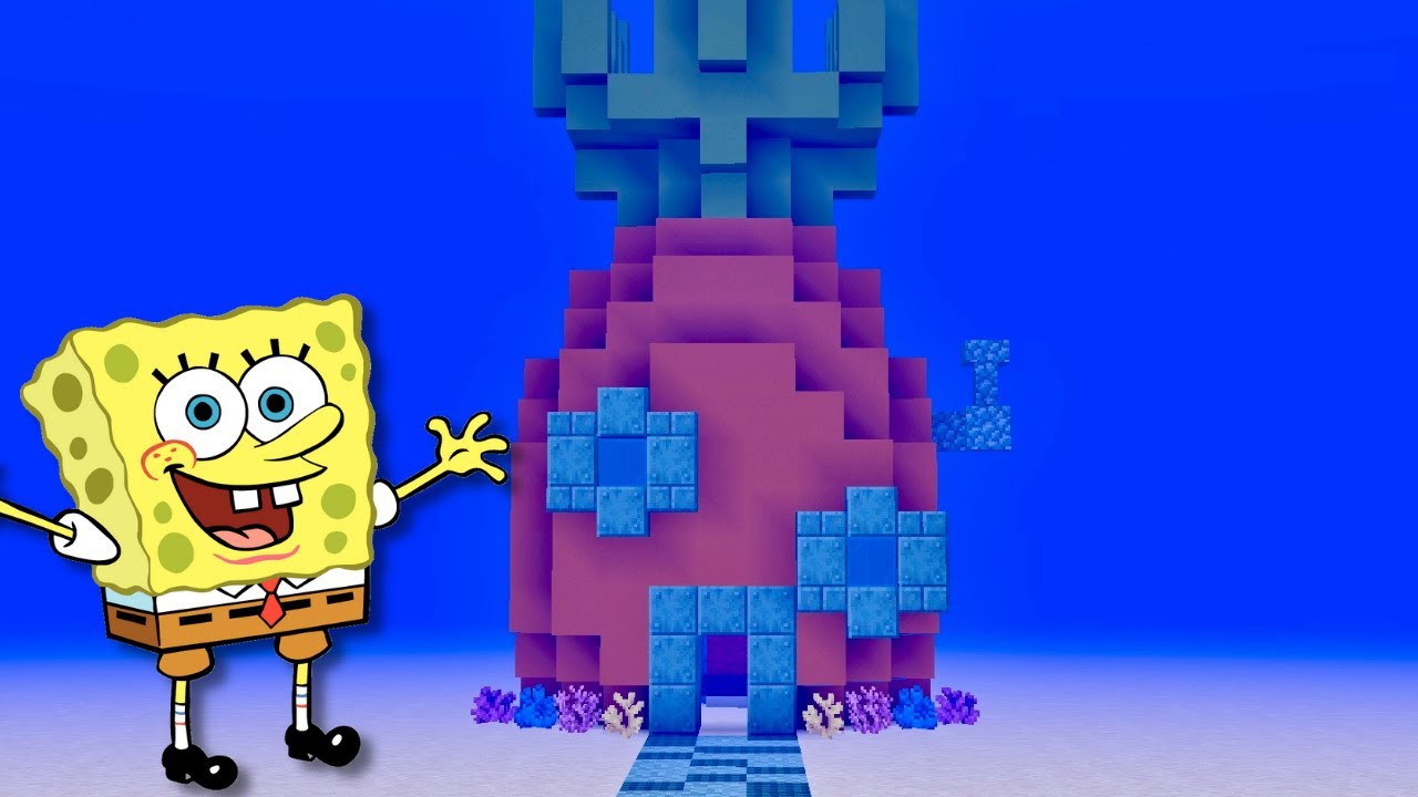 How To Build Spongebob's House in Minecraft! [Tutorial]
