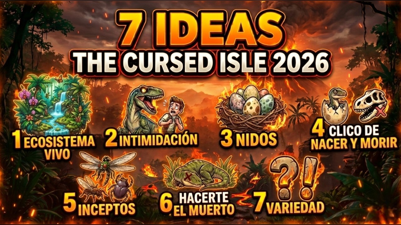 💡7 Ideas que deberìan de llegar a The Cursed Isle en este 2026🔥🤯 Part 2✅️