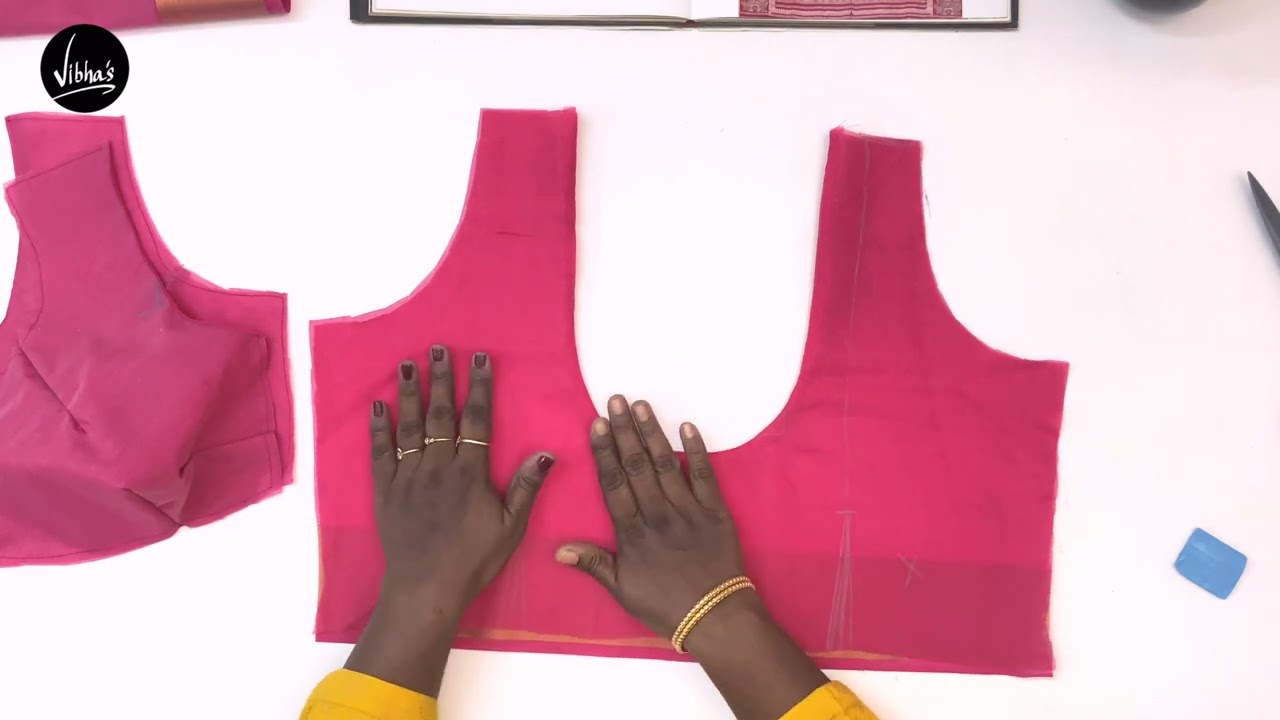 Lining Blouse Shoulder joining method | New Method to Join Shoulder in Blouse | Vibha's Fashion