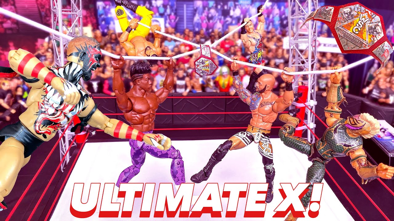 Ultimate X Action Figure Match - Балор против Мистерио против РВД против Рикошета против Дрима пр...