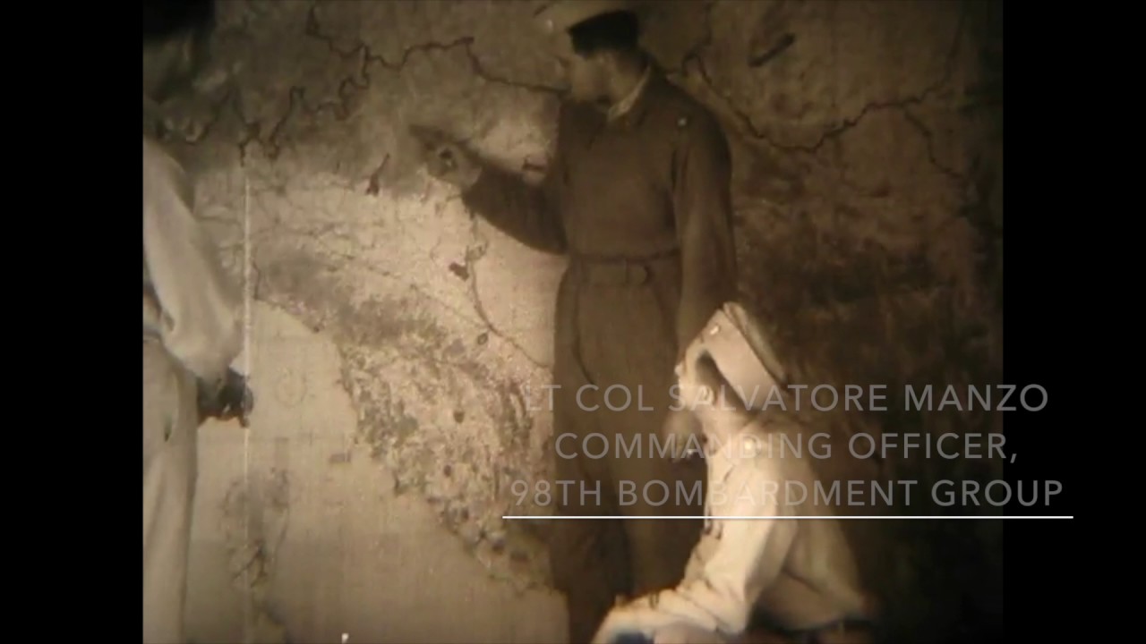 LT COL Salvatore Manzo Commands the 98th Bombardment Group With B24 Liberators in WWII - Lecce Italy