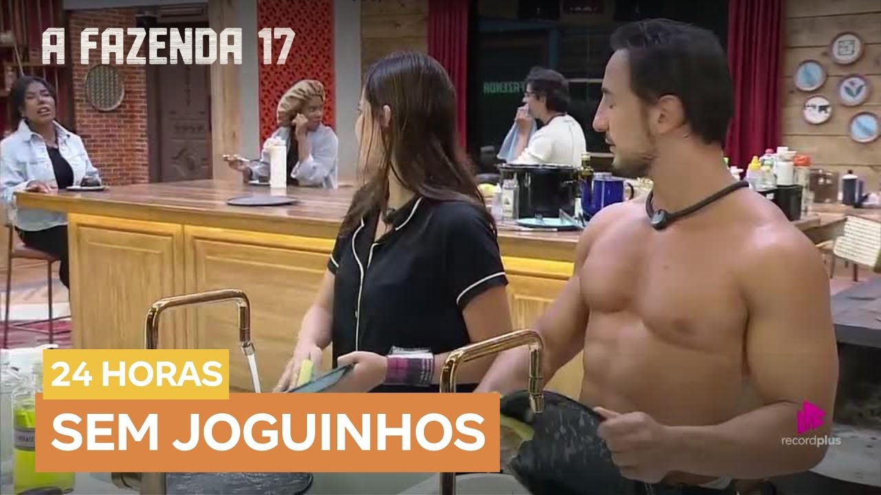 Carol chama Mesquita de 'macho escroto', e o peão retruca: 'Você não tem argumento' | A Fazenda 17