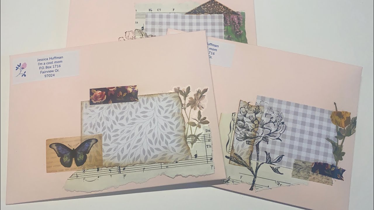 Mail Art / Decorating envelopes & How I send in the mail