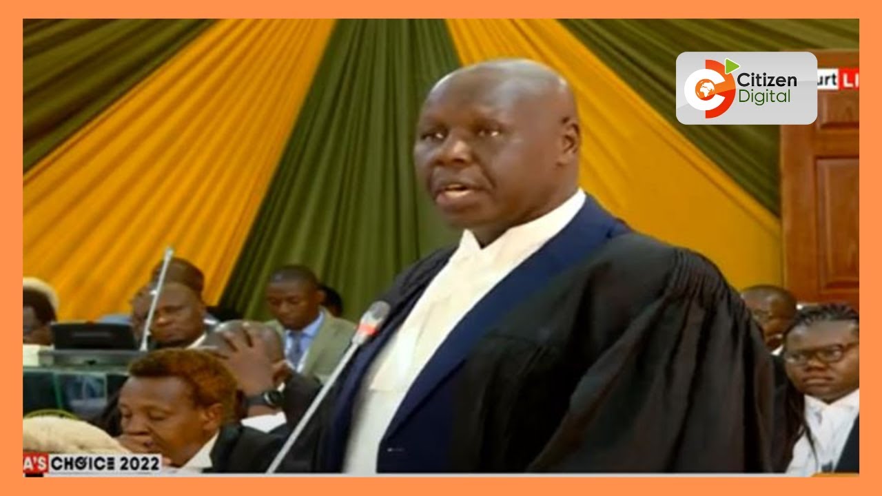 Lawyer Katwa Kigen defends Ruto’s win at the Supreme Court