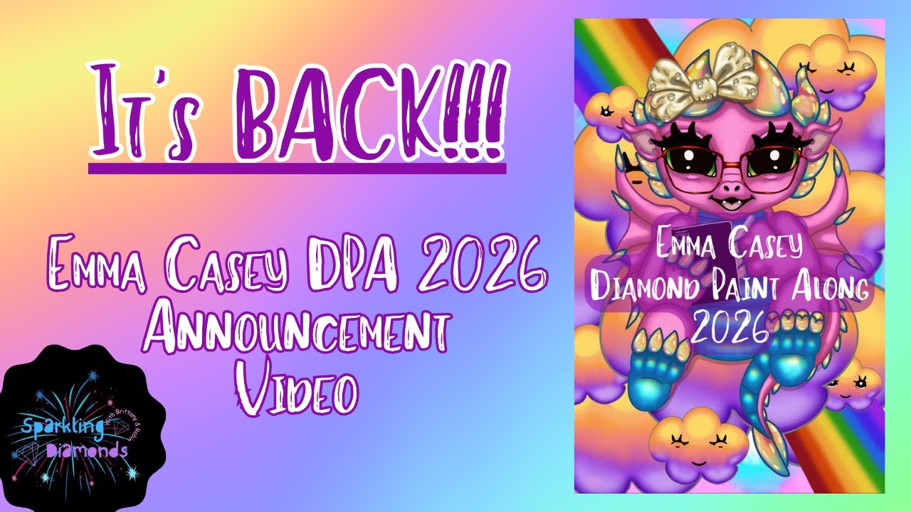 The Emma Casey Diamond Paint Along Is Back! 🎉 | 2026 Details Inside