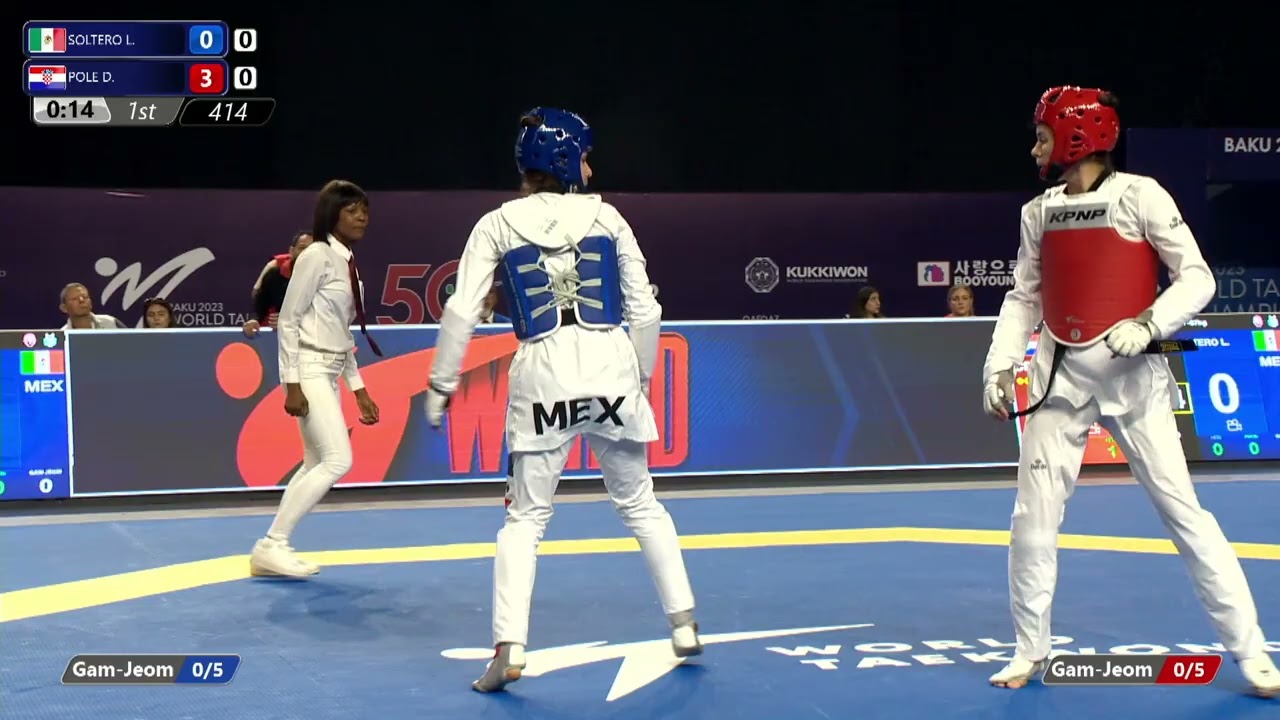 414 R32 Women  67kg MEX SOLTERO L  CRO POLE D