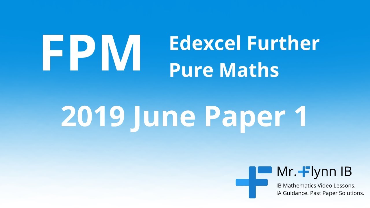 FPM 2019 June Paper 1