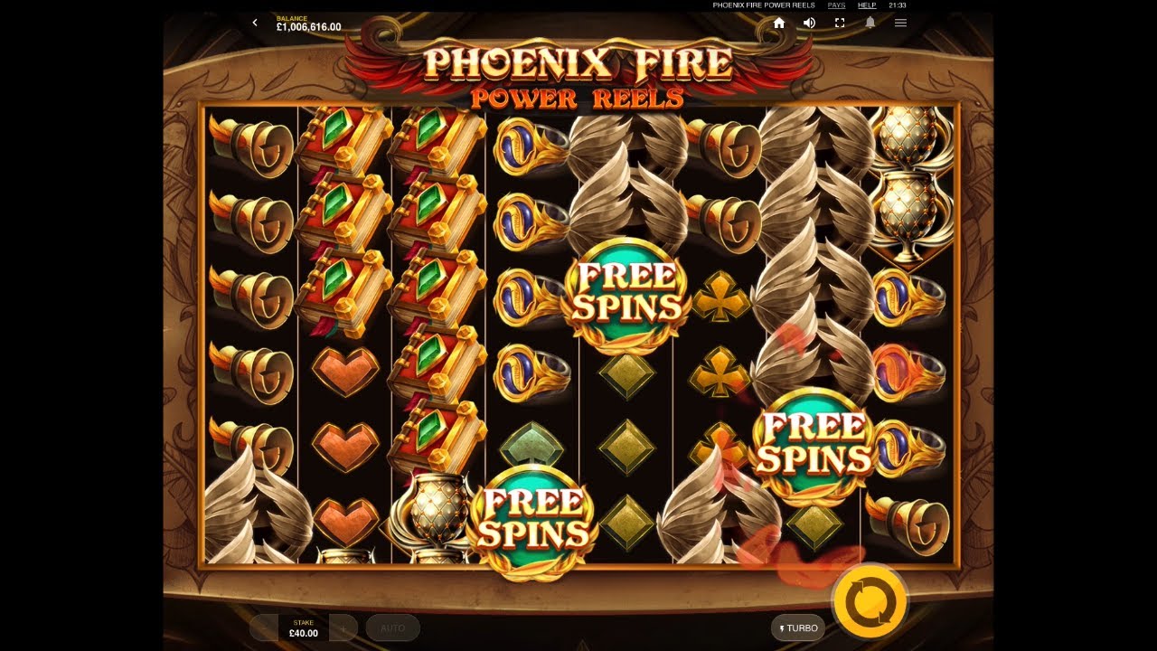 Phoenix Fire Power Reels Bonus Feature (Red Tiger)(BIG WIN)