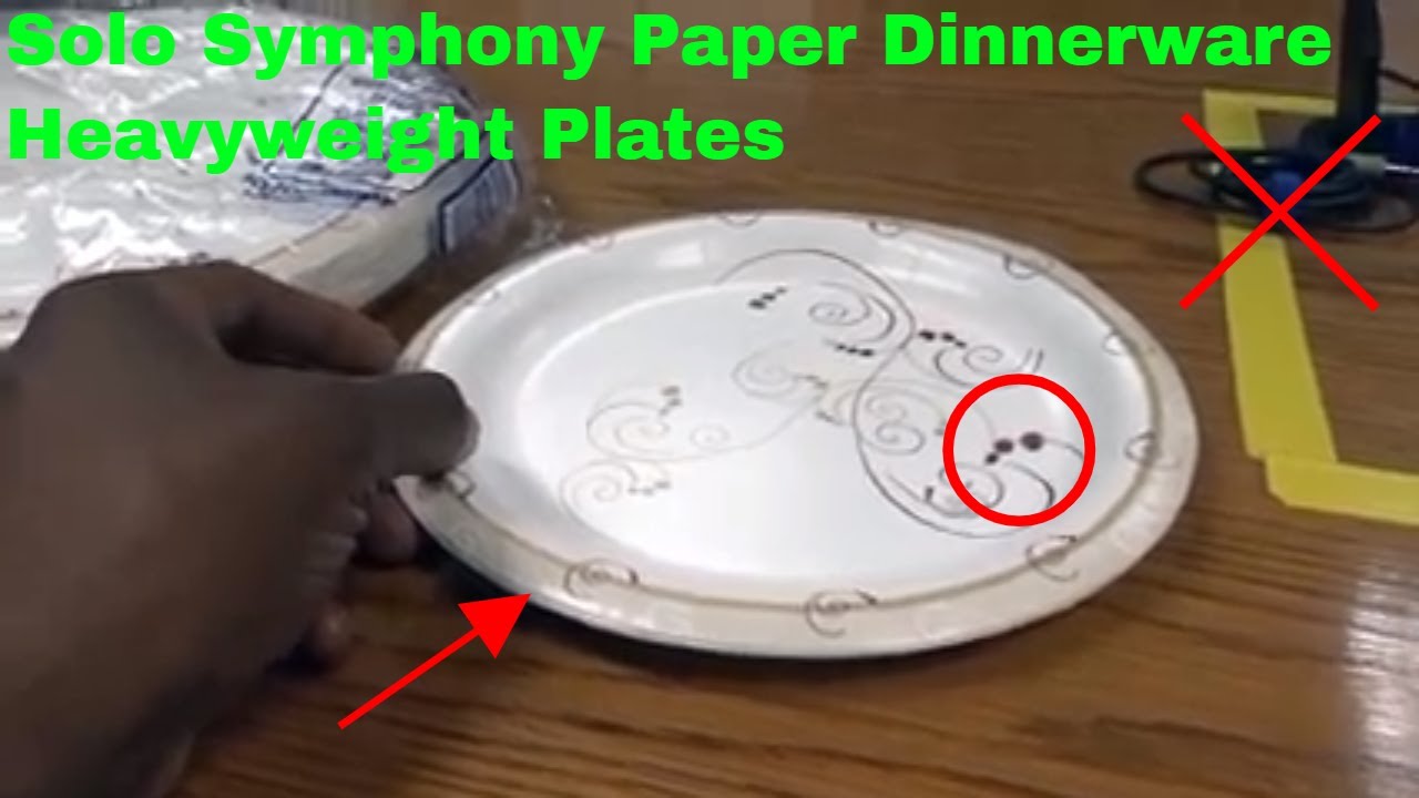 ✅  How To Use Solo Symphony Paper Dinnerware Heavyweight Plates Review