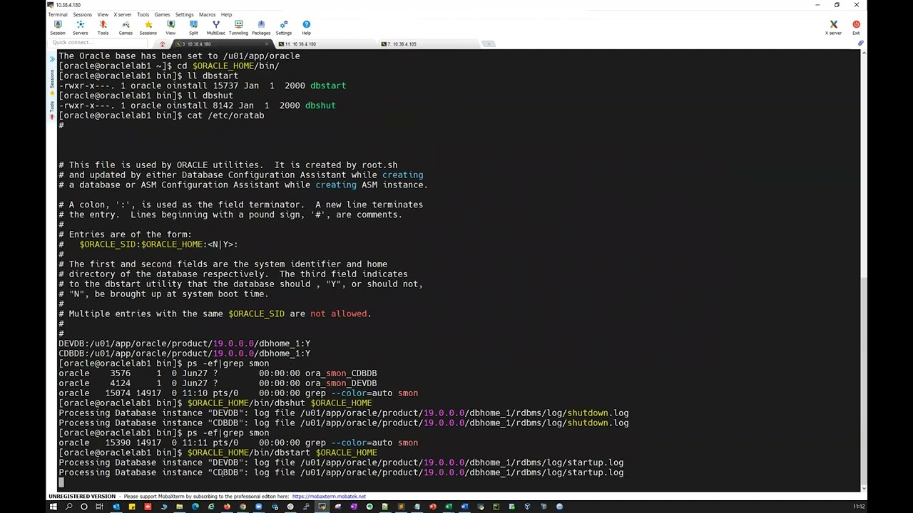 dbstart & dbshut Automatic startup & Shutdown Databases || Automation