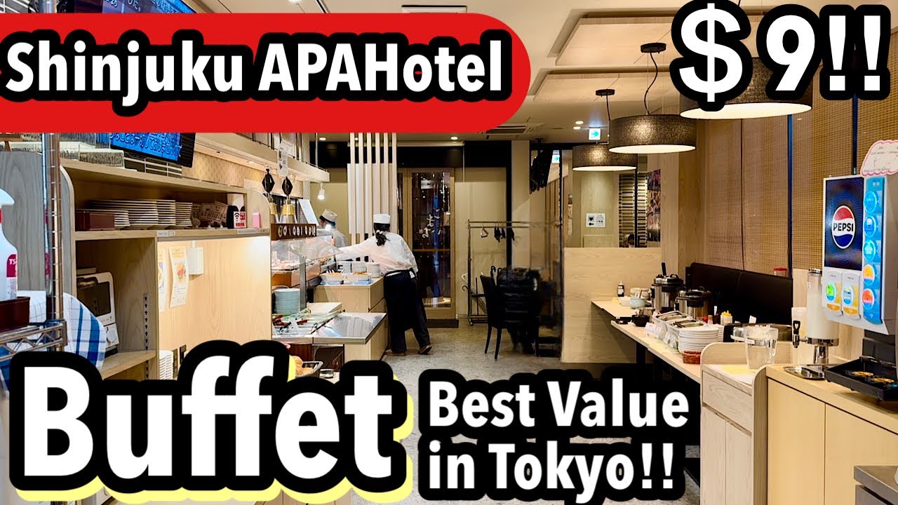 Very cheap and very popular buffet in Shinjuku, Tokyo