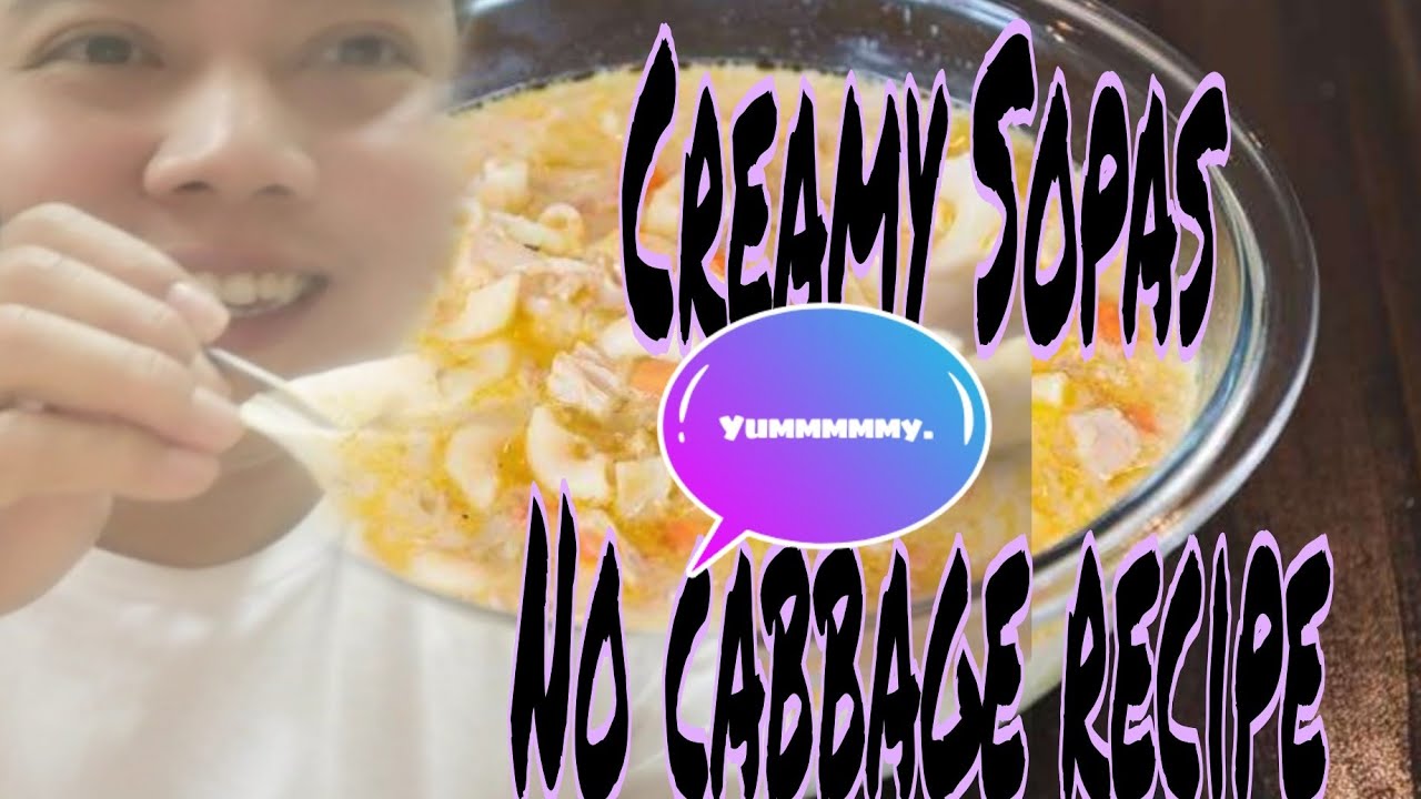 How to cook sopas with corned beef recipe II sopas no cabbage ll Creamy sopasll @all day daddy