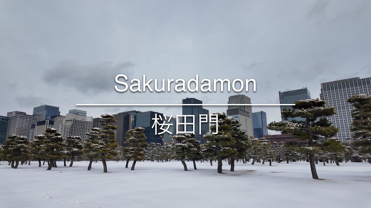 [4K] Sakuradamon 桜田門 [Tokyo 東京] [Walk 散歩] #1614