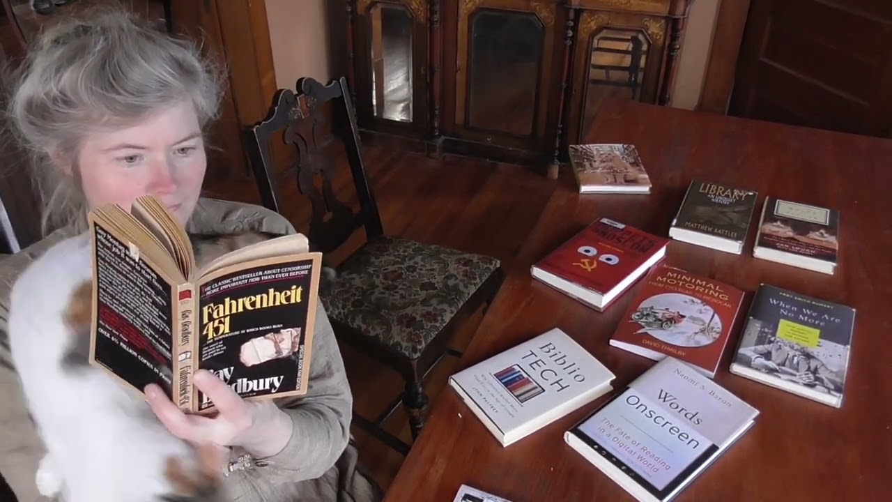Physical books are your protection against censorship (Reading, knowledge)