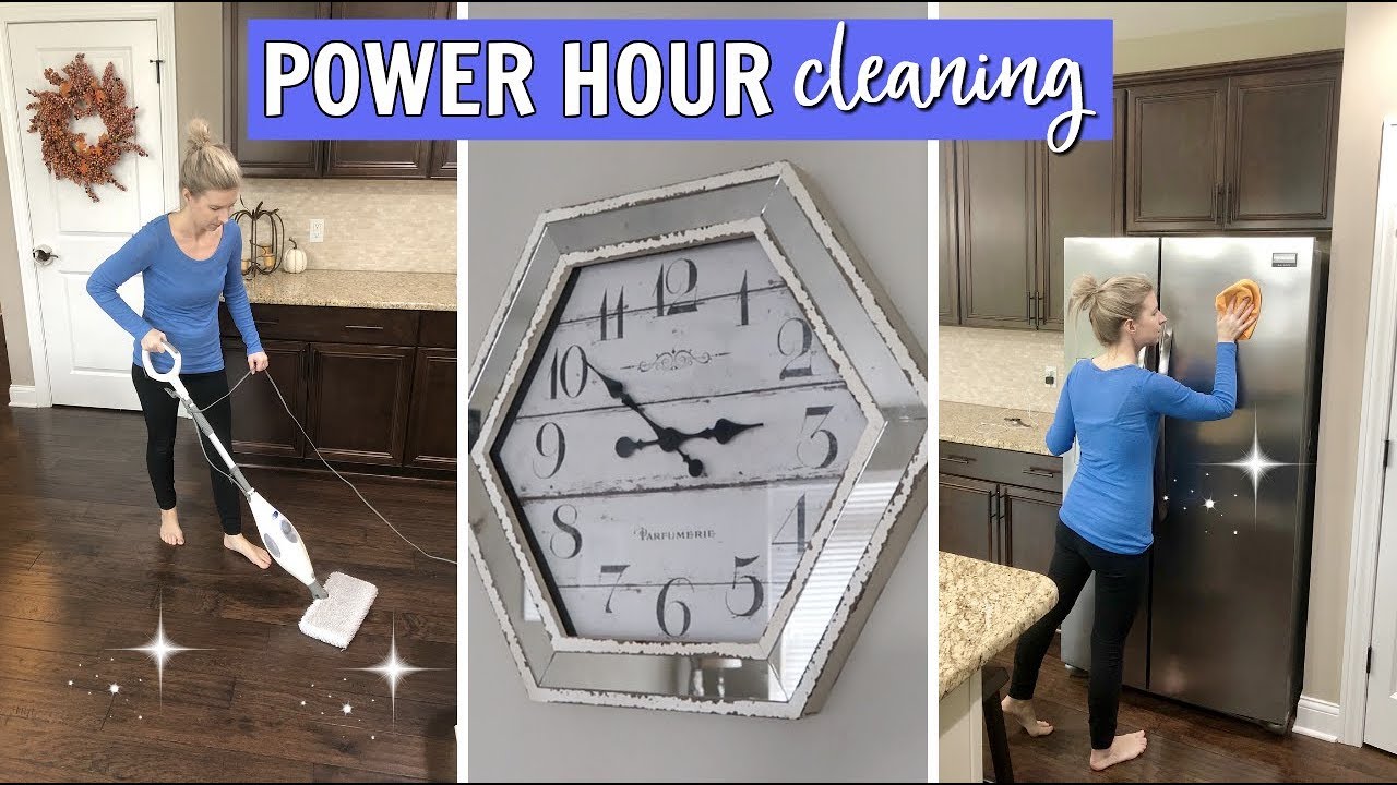 POWER HOUR CLEANING | CLEANING MOTIVATION TO GET THINGS DONE! | MAJOR HOUSE CLEANING MOTIVATION