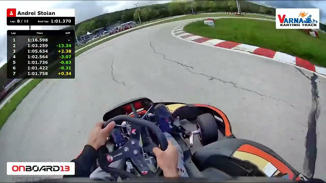 Exciting video captured by Onboard13 at Varna Karting Track, Bulgaria