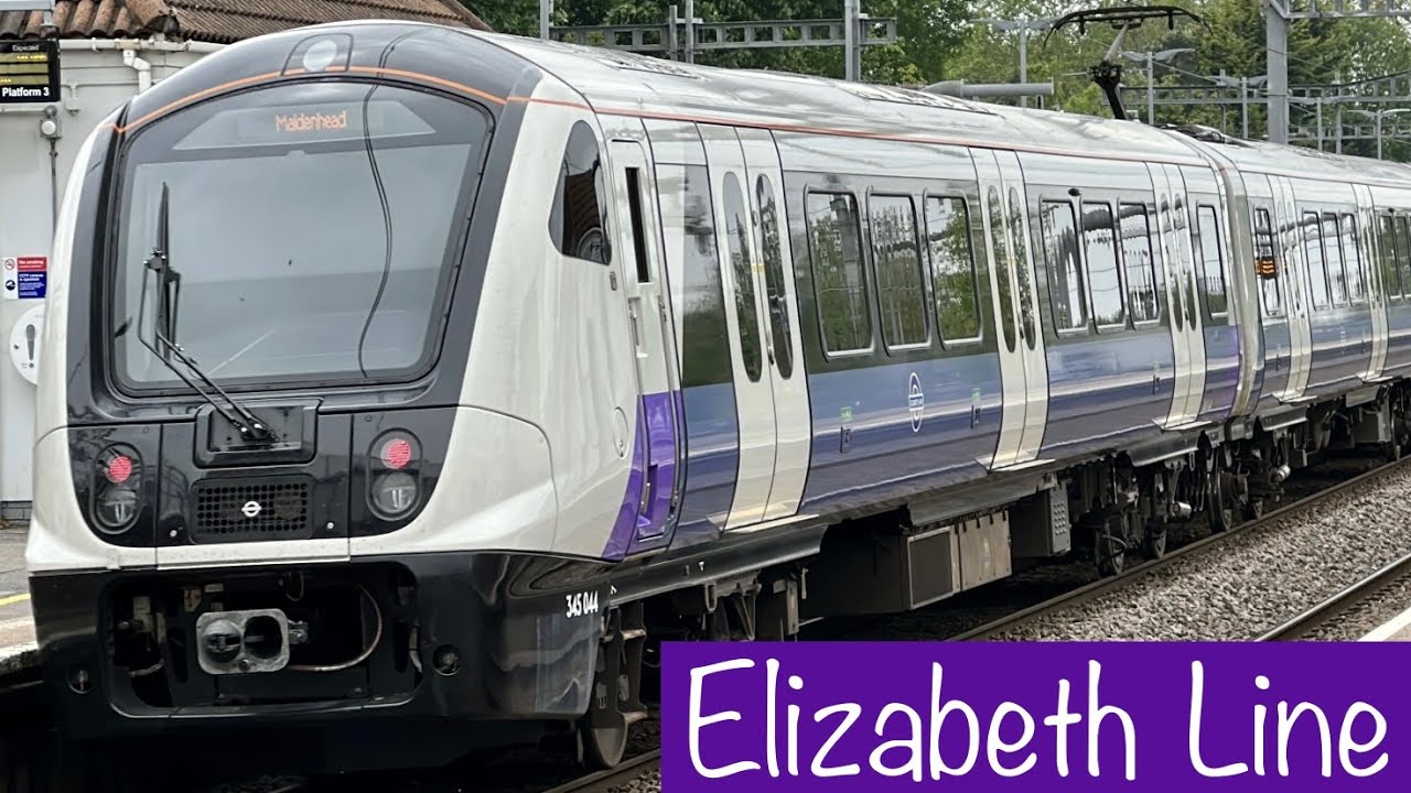 Elizabeth Line Class 345 Crossover at Iver, Crossrail & GWML, 13/5/2023 | Boom Trainspots