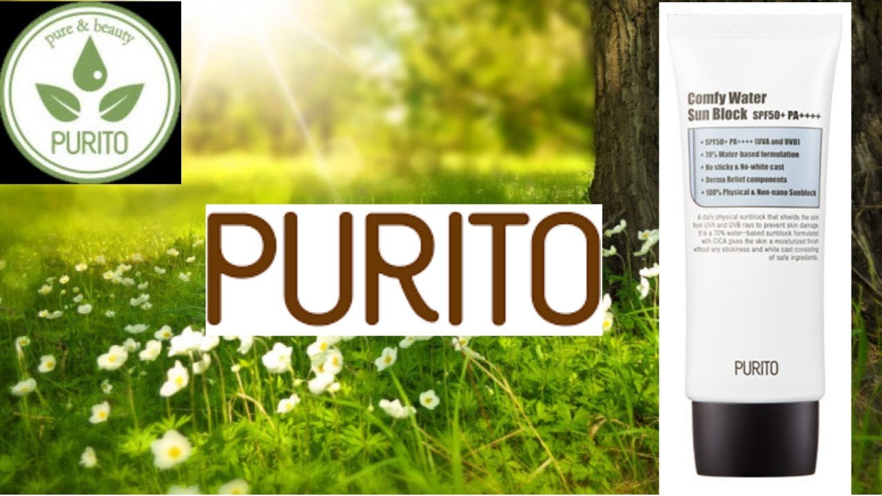 PURITO Comfy Water Sun Block| Самый лучший солнцезащитный крем
