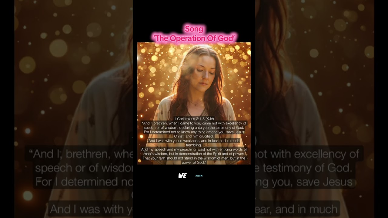 Song: &lsquo;The Operation Of God&rsquo; 