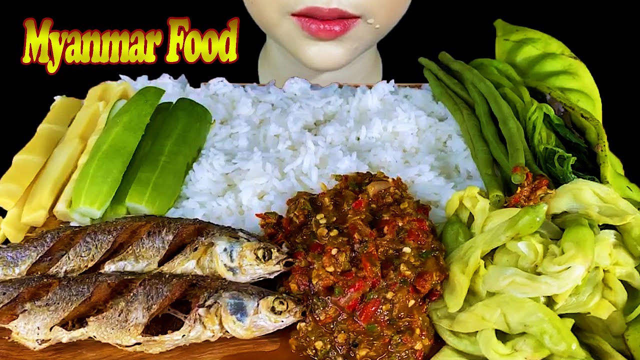 BURMESE FOOD||FRIED FISH, SIPCY FISH PASTE