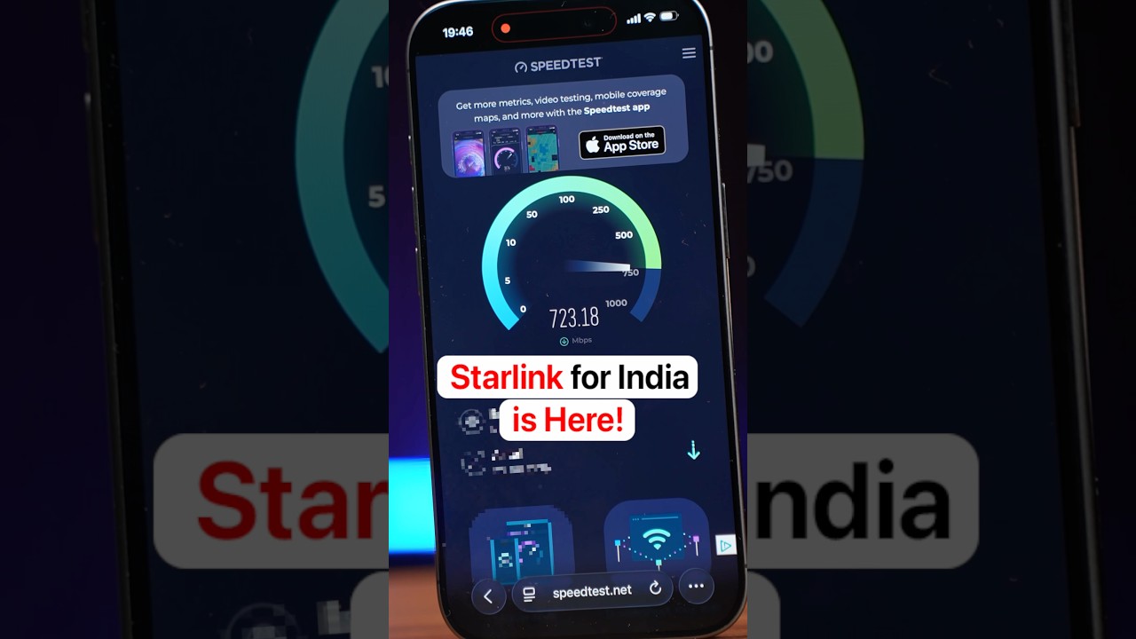 Starlink запущен в Индии!