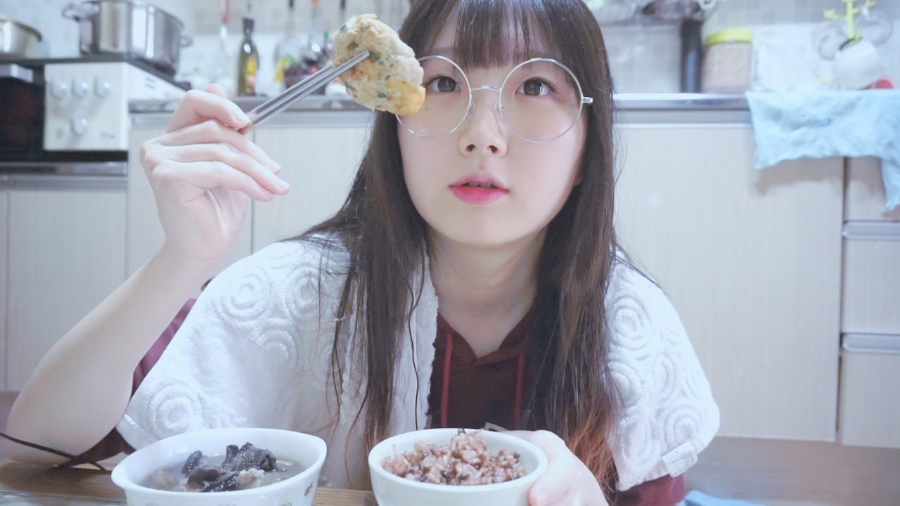 [한국어 ASMR , ASMR Korean] 동그랑땡과 산적 | 맛있는 할머니표 밥 먹기 Eating Sound