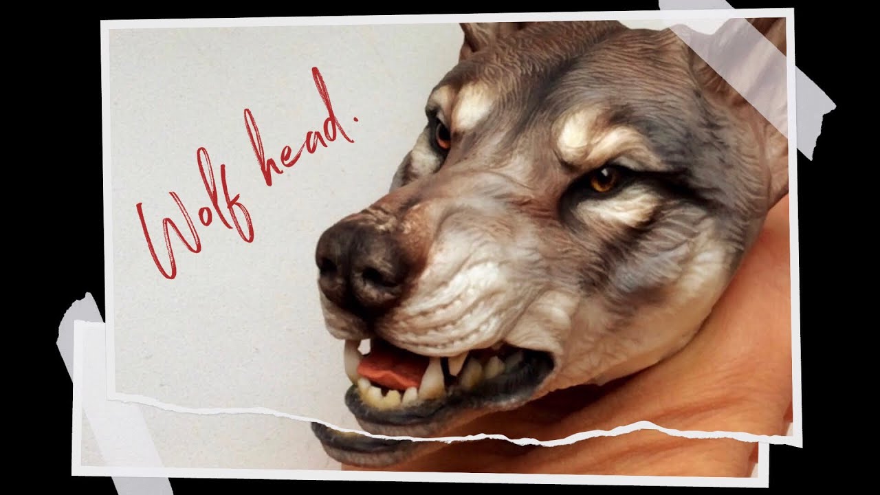 Wolf&rsquo;s head sculpt.