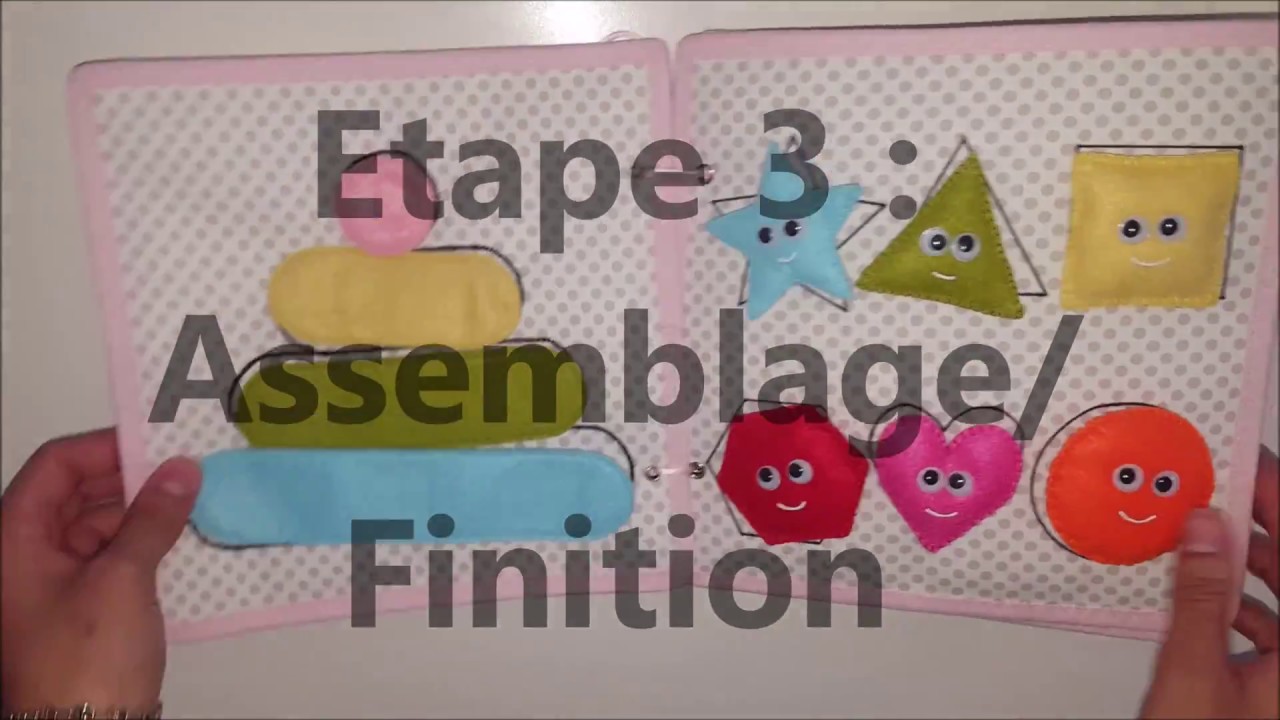 ✂️Tuto QUIET BOOK✂️ "Comment fabriquer un quiet book en 3 étapes" 