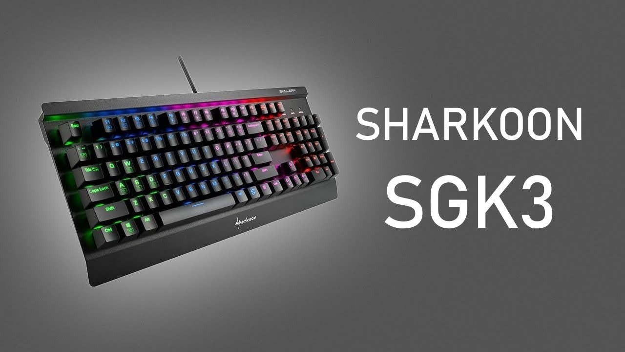 Sharkoon SGK3 RGB - Solidna i tania klawiatura mechaniczna