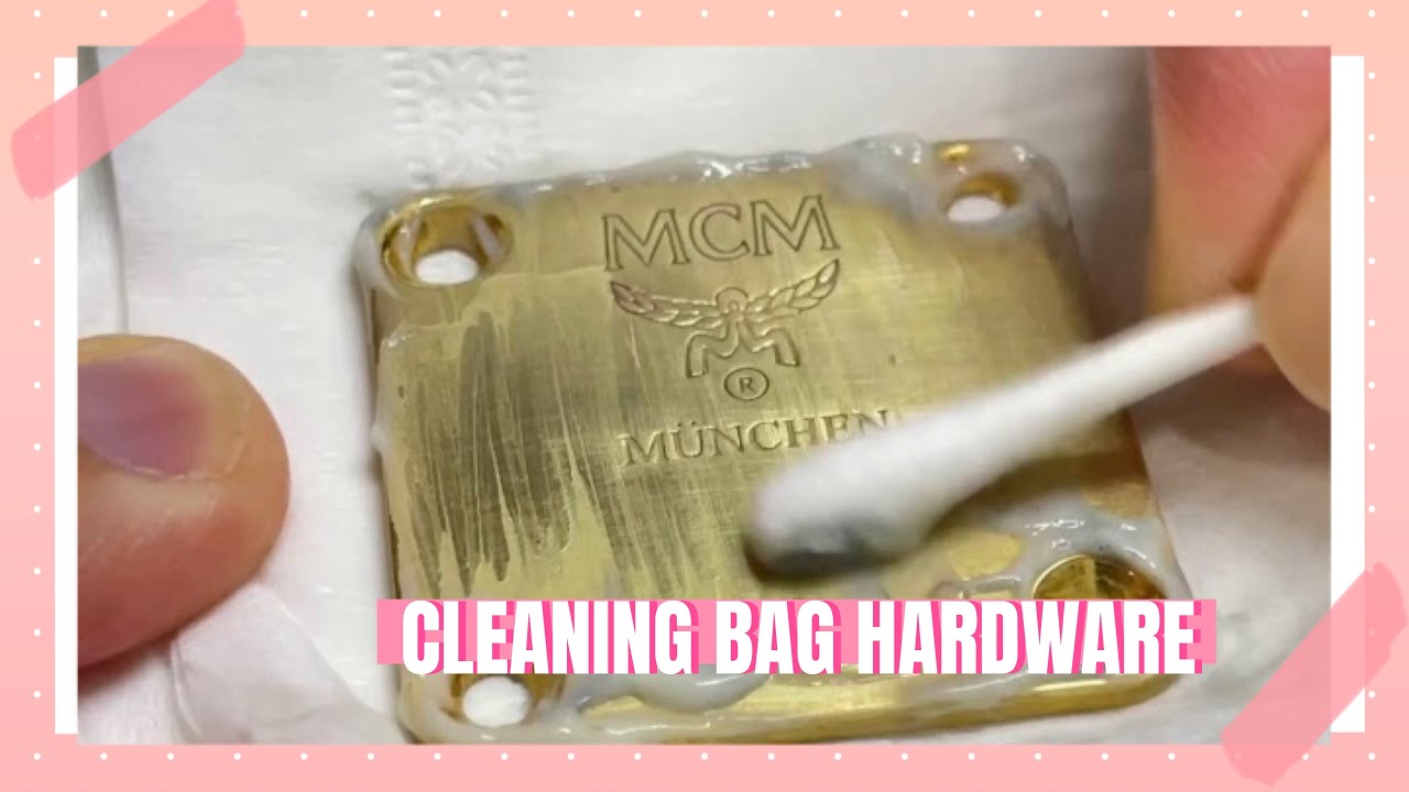 How I Clean and Polish my MCM Bag Logo Plate