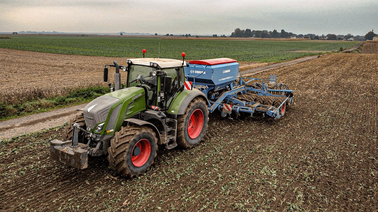 Siew Pszenicy 2023 ! ✔Lemken Compact Soliatir 9 ☆ GR Matejka ! ✔ Fendt 828 Vario ☆ Agriculture ! ✔
