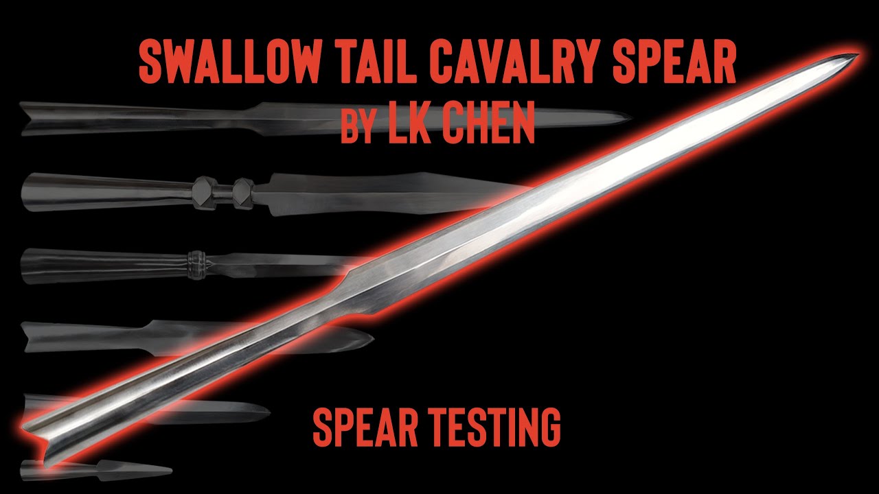 Han Dynasty Spear 枪 Testing - LK Chen Han Cavalry Swallow Tail Spear