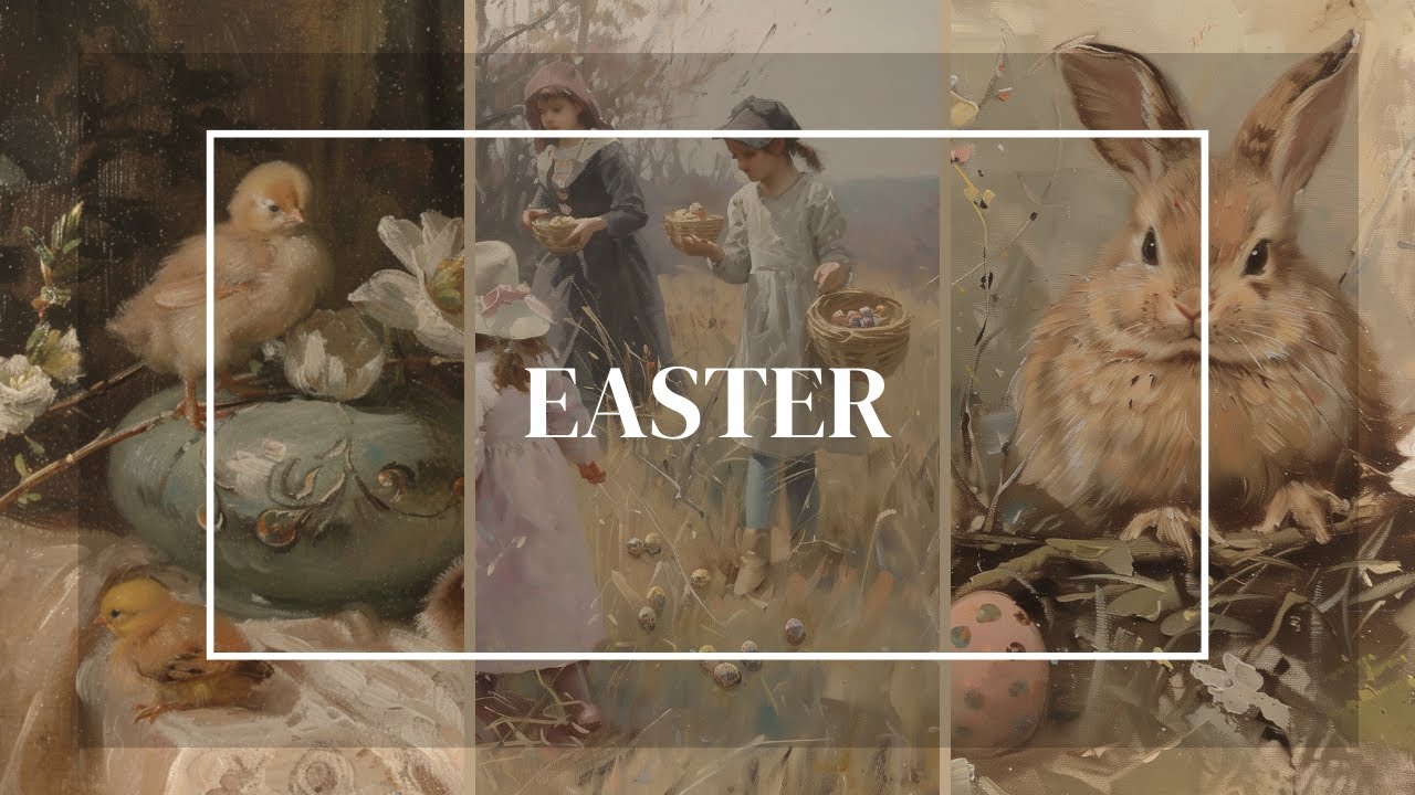 Frame TV Art - Easter (Vintage Paintings Aesthetic)