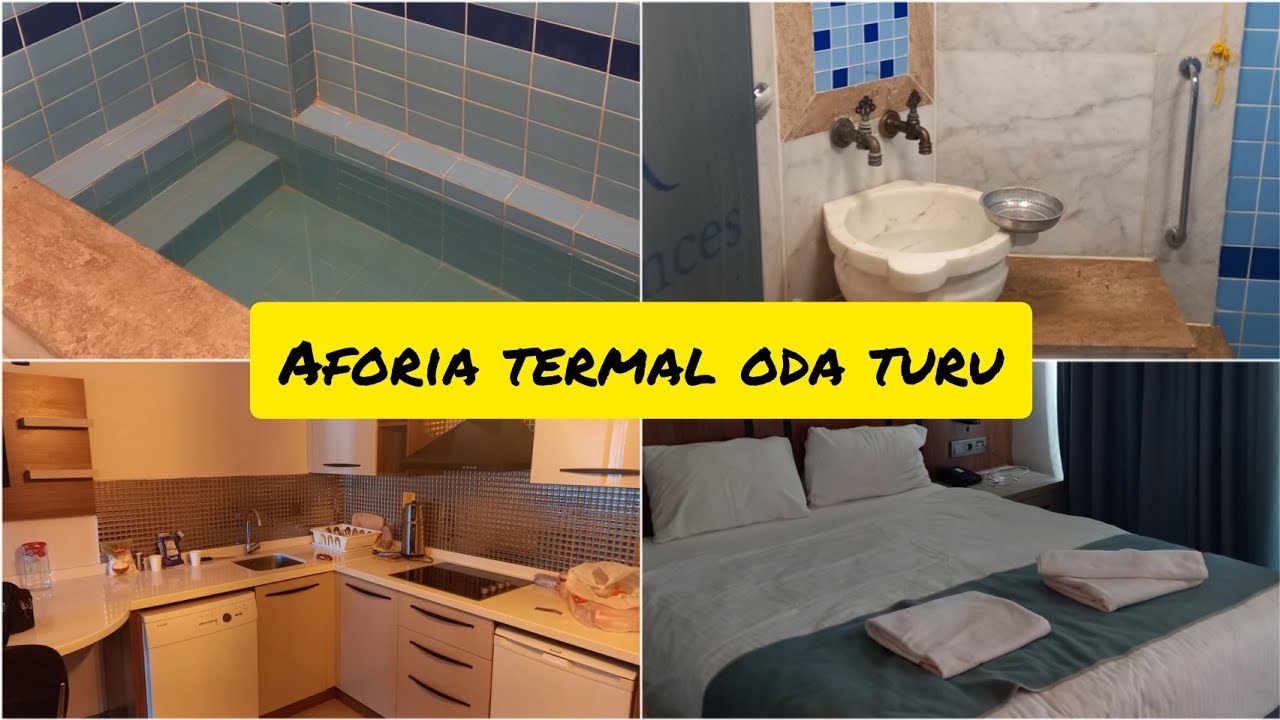 ODADA HEM HAMAM HEMDE HAVUZ BULUNAN AFORİA TERMAL OTEL ODA TURU HER AYRINTISI İLE 👍