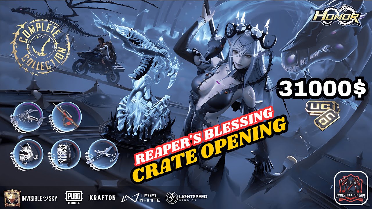 $31,000 UC REAPER'S BLESSING Honor Crate Opening! | New M762 Hit Effect Upgrade! | PUBG Mobile