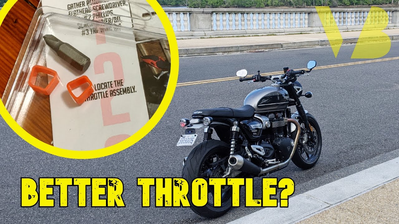 Throttle Spacers for Triumph Speed Twin // is this a must-have mod?