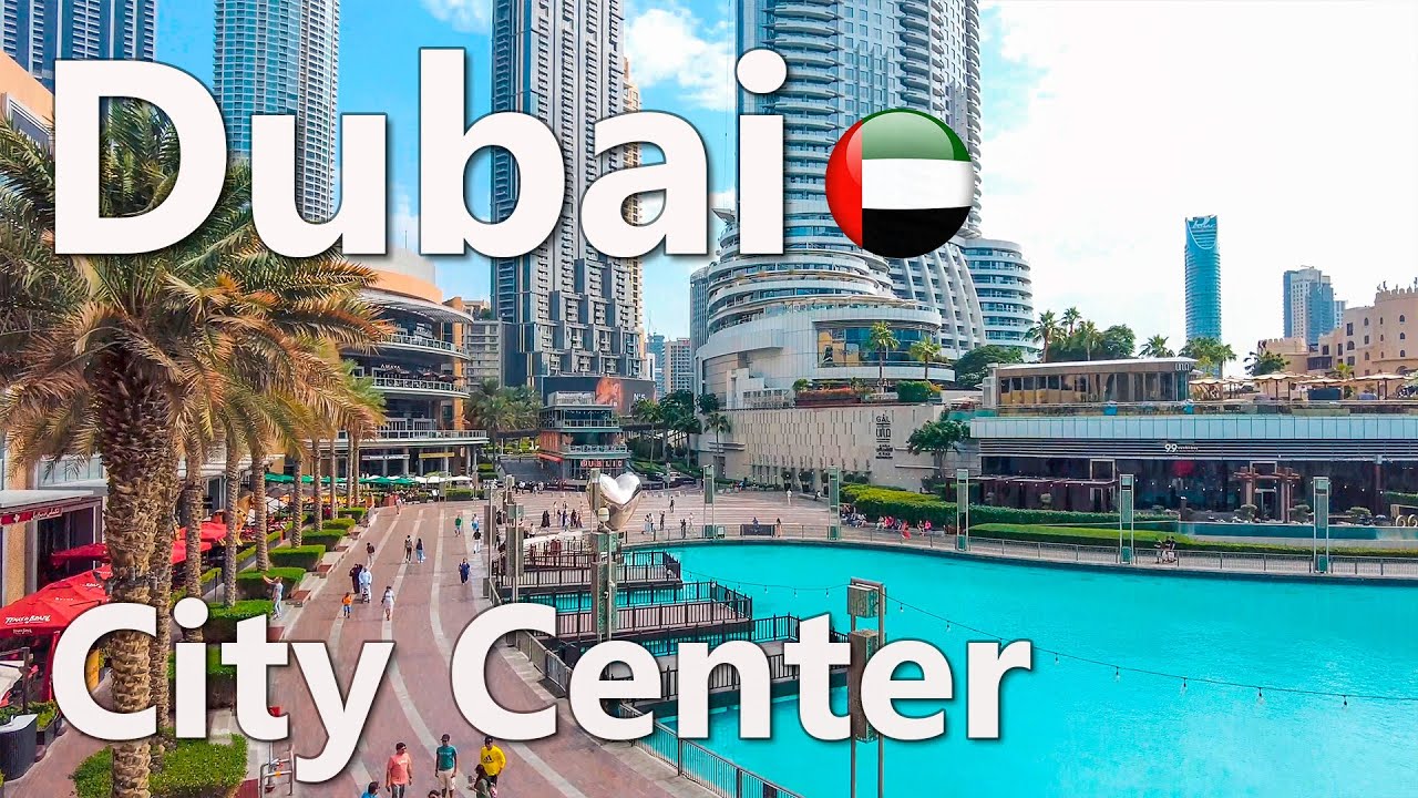 Dubai Burj Khalifa City Center Walking Tour 4K🇦🇪