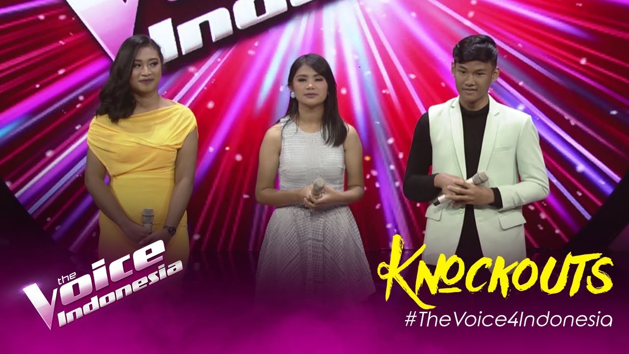 Tesa vs Samuel vs Truly | Knockouts | The Voice Indonesia GTV 2019