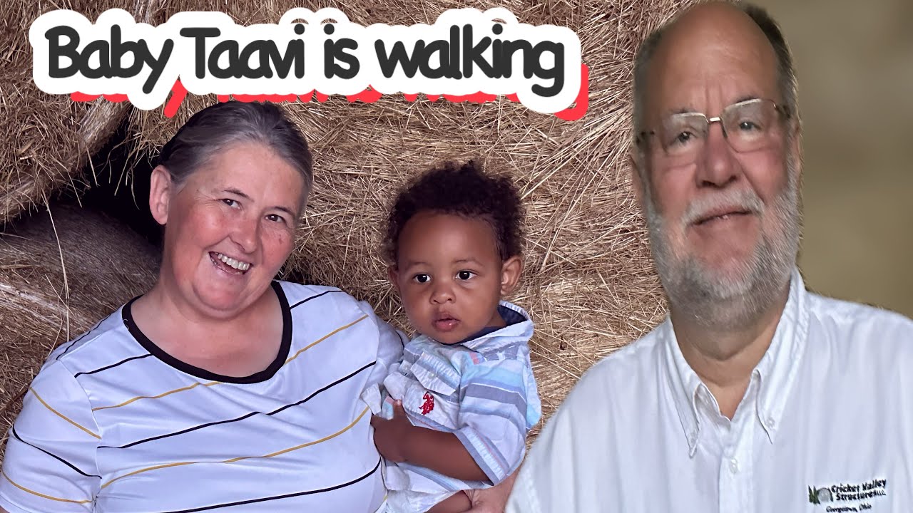 Baby Taavi is Walking…Gator Ride..🛺🛺🛺Farm tour..farm Animals 🐄🐄