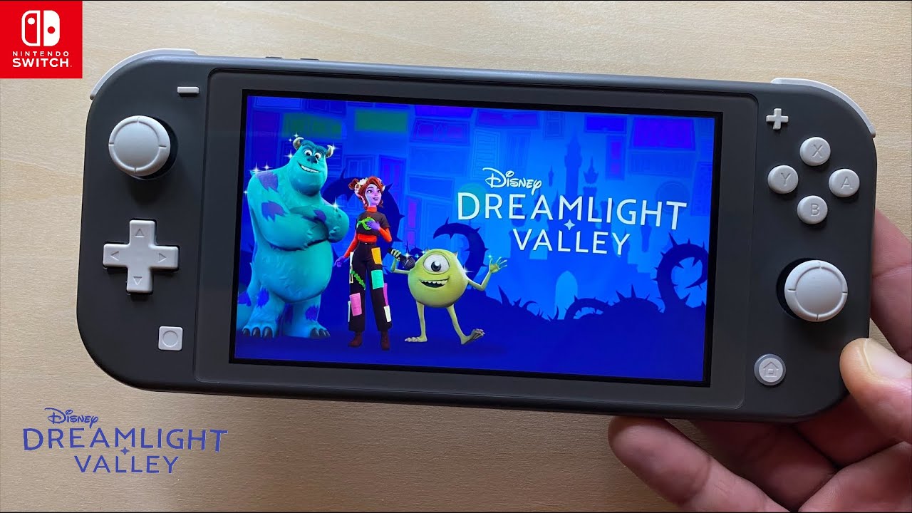 Disney Dreamlight Valley Nintendo Switch Lite Gameplay