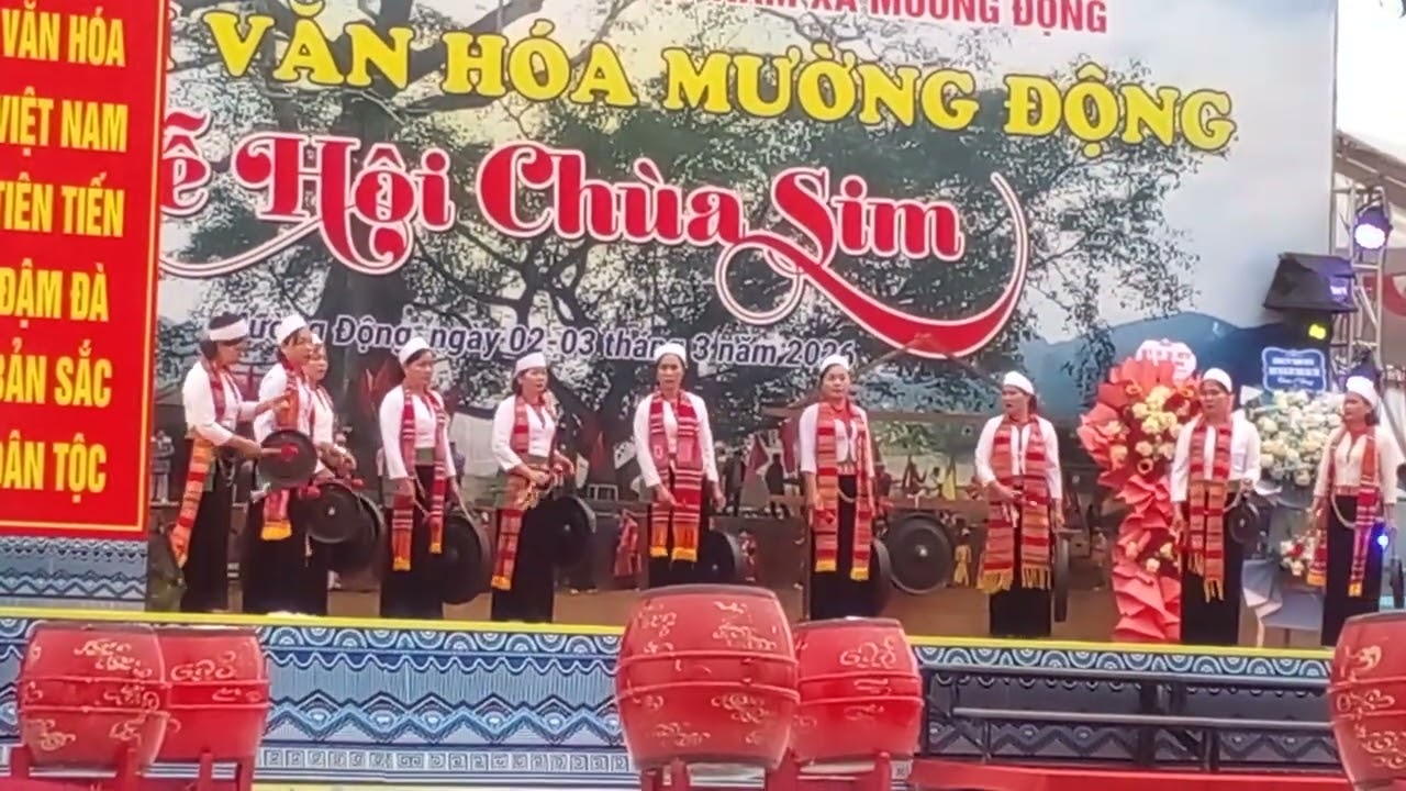Thi cồng chiêng tại chùa sim xã mường Động 3 tháng 3, 2026