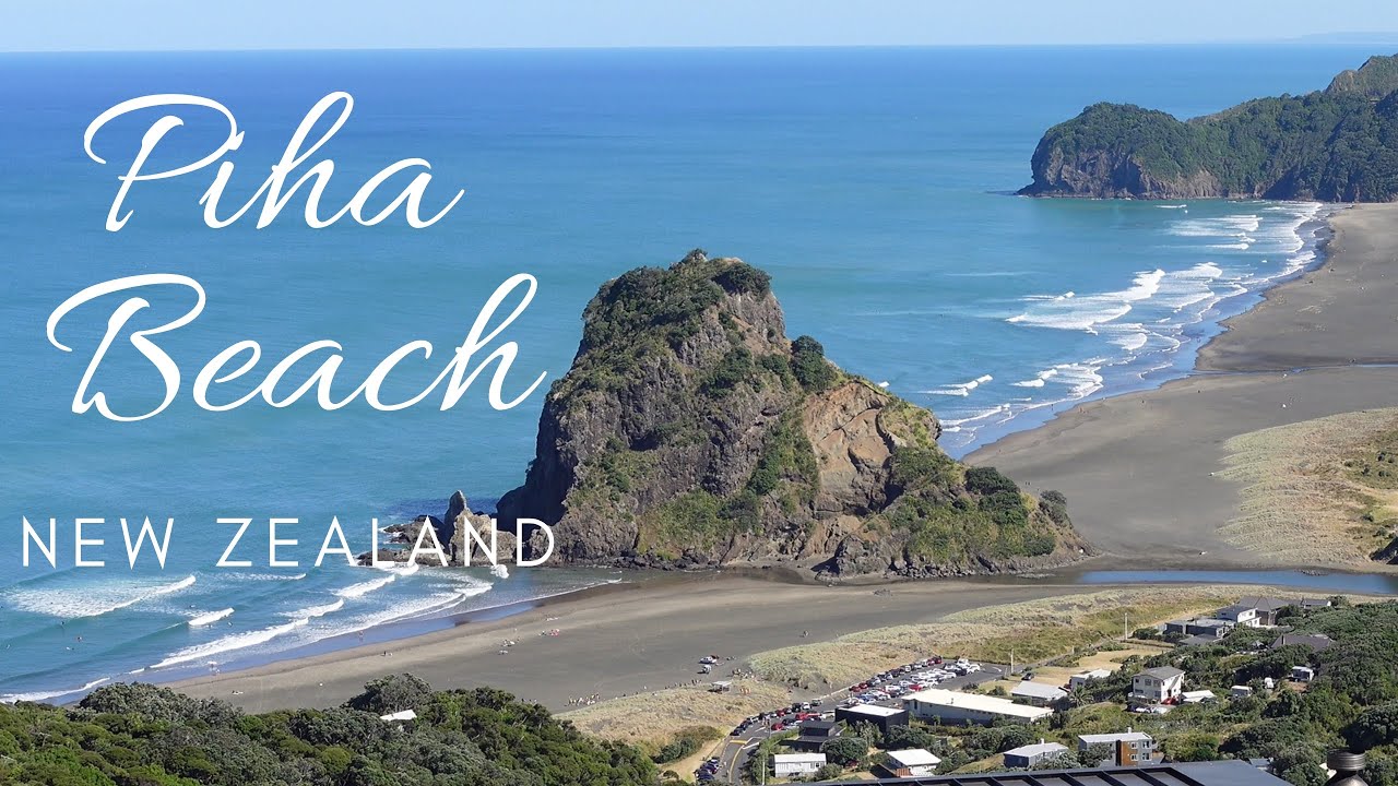 Piha Beach, New Zealand/Поездка на пляж Пиха, Новая Зеландия